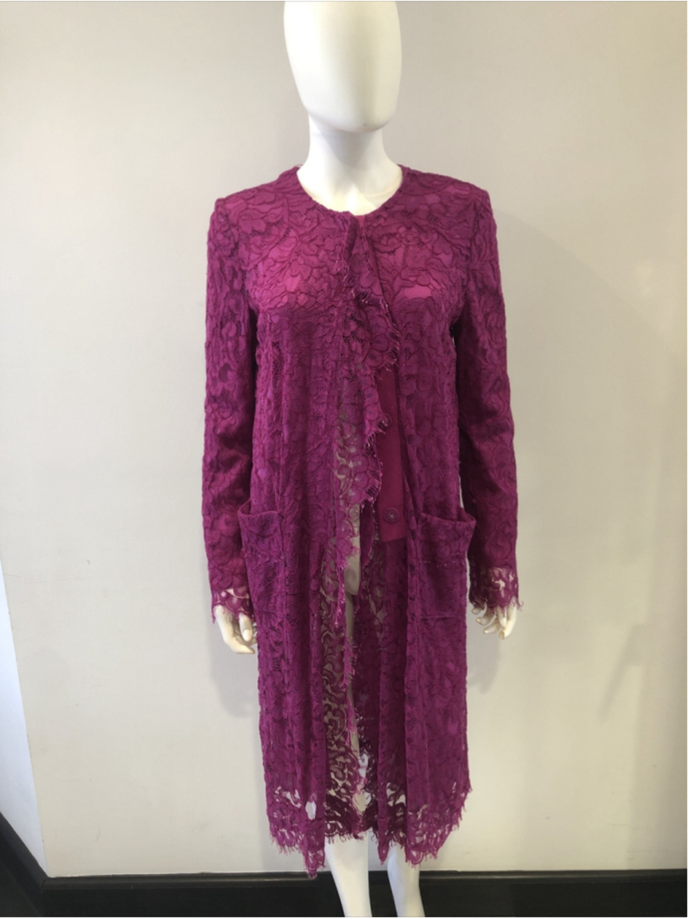 St John Coat Fushia 8